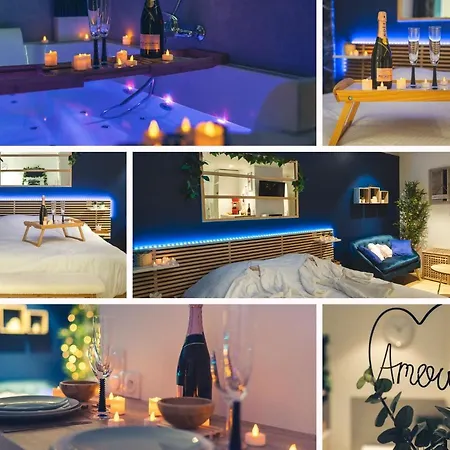 Mon Nid D'amour - Jacuzzi Privatif - Centre Ville Du Mans Apartamento Le Mans