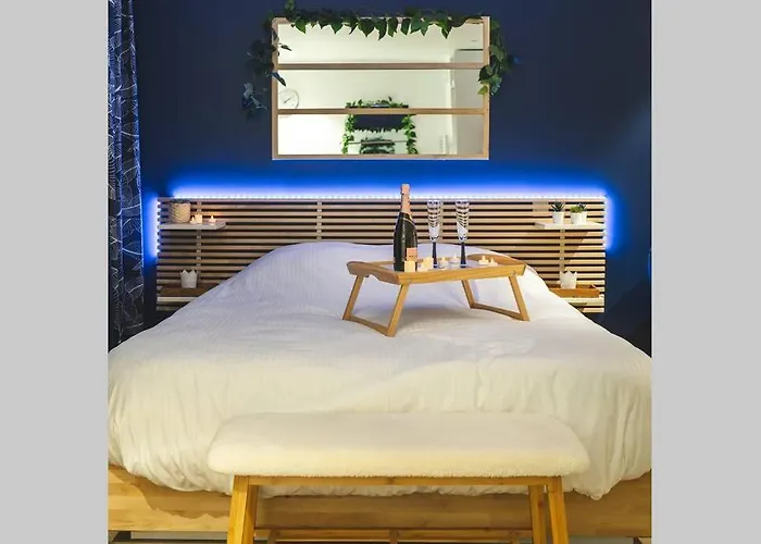 Mon Nid D'amour - Jacuzzi Privatif - Centre Ville Du Mans Apartamento Le Mans